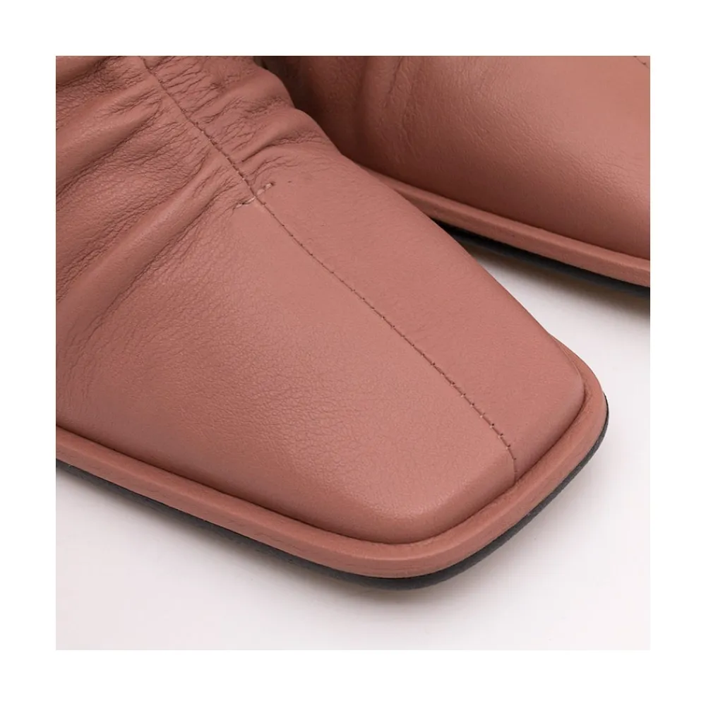 ANGEL ALARCON Janet - Wrinkled Leather Heeled Ankle Boots<Vrouwen Heeled Shoes