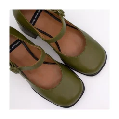 ANGEL ALARCON Jett - Block Heeled Mary Jane Shoes With Rounded Shapes<Vrouwen Last Units