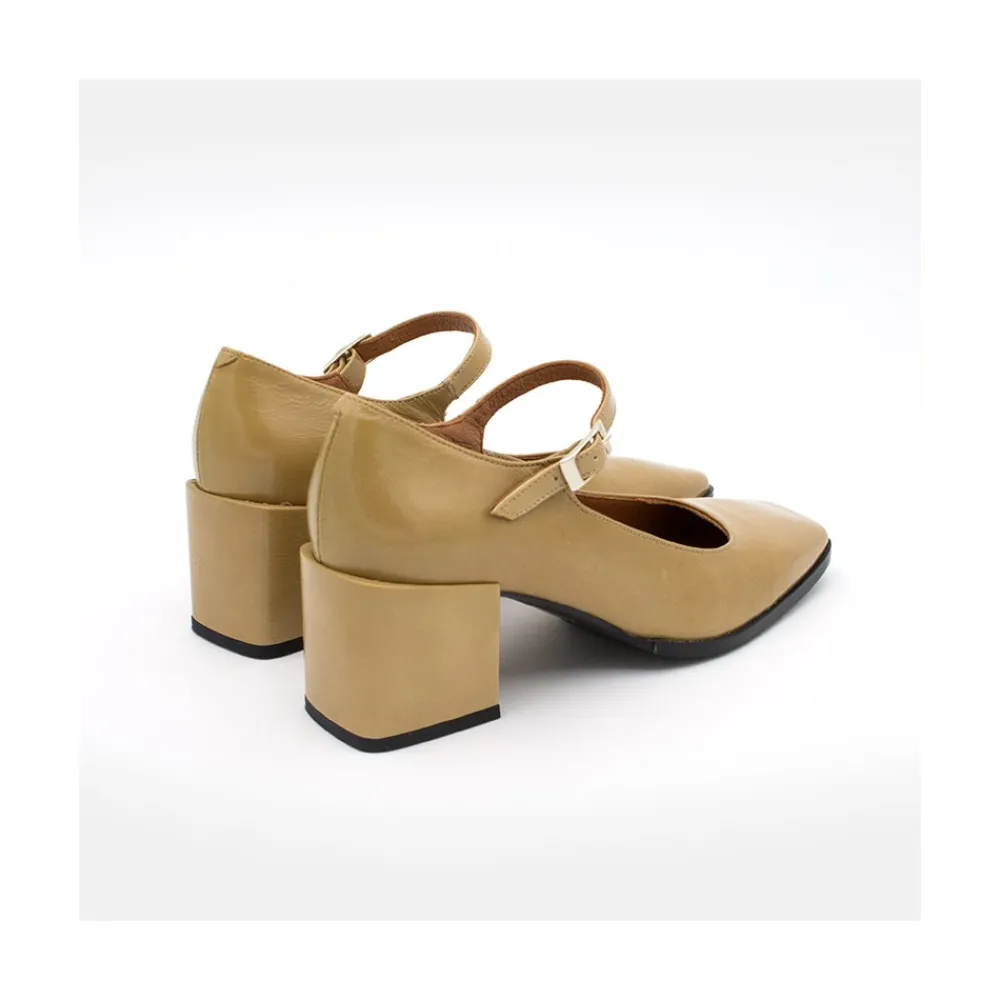 ANGEL ALARCON Judy - Comfortable Mary Jane Pump With Block Heel<Vrouwen Mary Jane