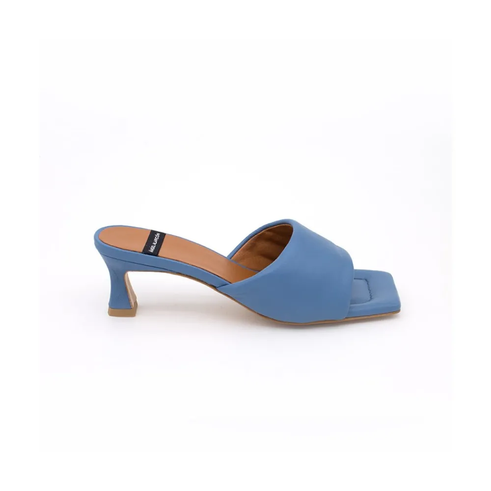 ANGEL ALARCON Kansas - Leather Foamed Heeled Mule<Vrouwen Mules