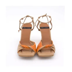ANGEL ALARCON Karyn - Leather High Heel Sandals With Padded Insole<Vrouwen Sandals