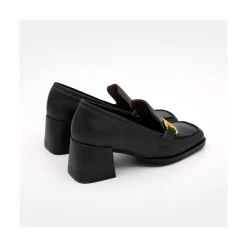 ANGEL ALARCON Kiski - Leather Block Heel Women S Moccasin<Vrouwen Last Units