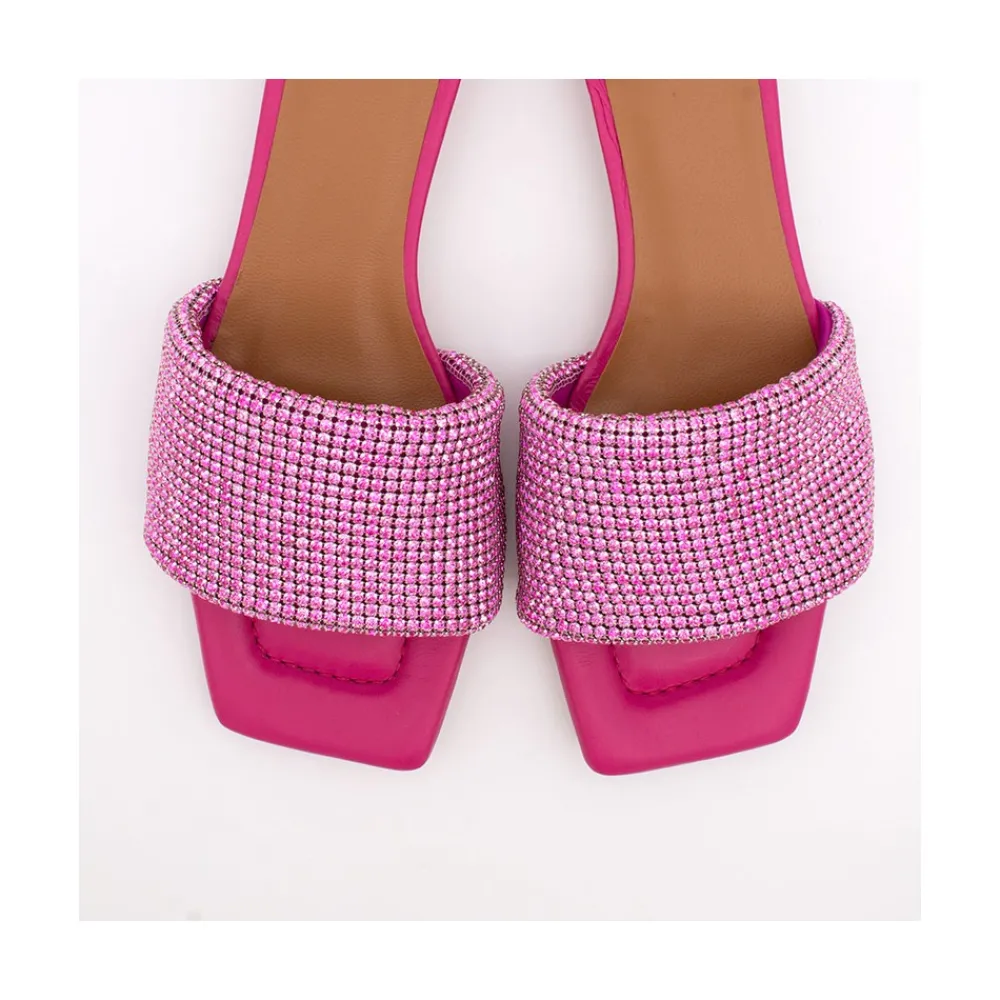 ANGEL ALARCON Leanne - Padded Mule With Crystals<Vrouwen Last Units