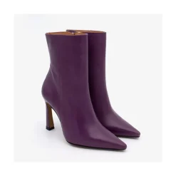 ANGEL ALARCON Leire - Leather Pointed Toe High Heel Booties<Vrouwen Last Units