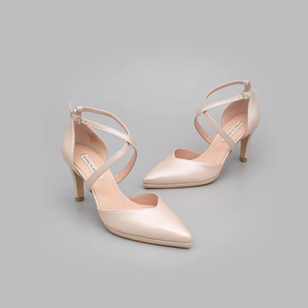 ANGEL ALARCON Liliam - Comfortable, Medium Heel And Low Platform Wedding Shoes<Vrouwen Last Units