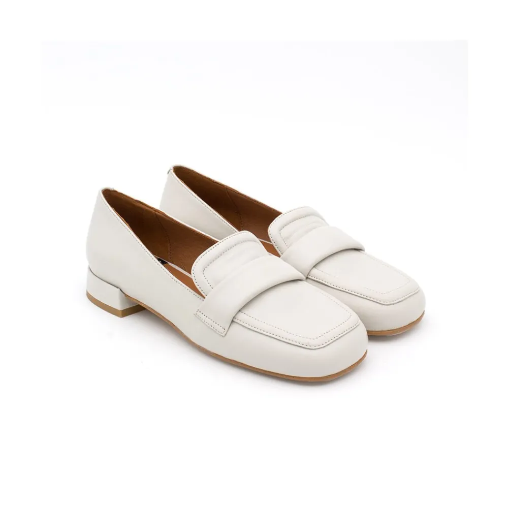 ANGEL ALARCON Lisa - Leather Rounded Toe Leather Woman Mocassin<Vrouwen Ballerinas