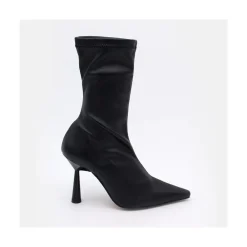 ANGEL ALARCON Lori - Stretch Ankle Boot With High Heel And Pointed Toe<Vrouwen Heeled Shoes