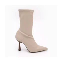 ANGEL ALARCON Lori - Stretch Ankle Boot With High Heel And Pointed Toe<Vrouwen Heeled Shoes
