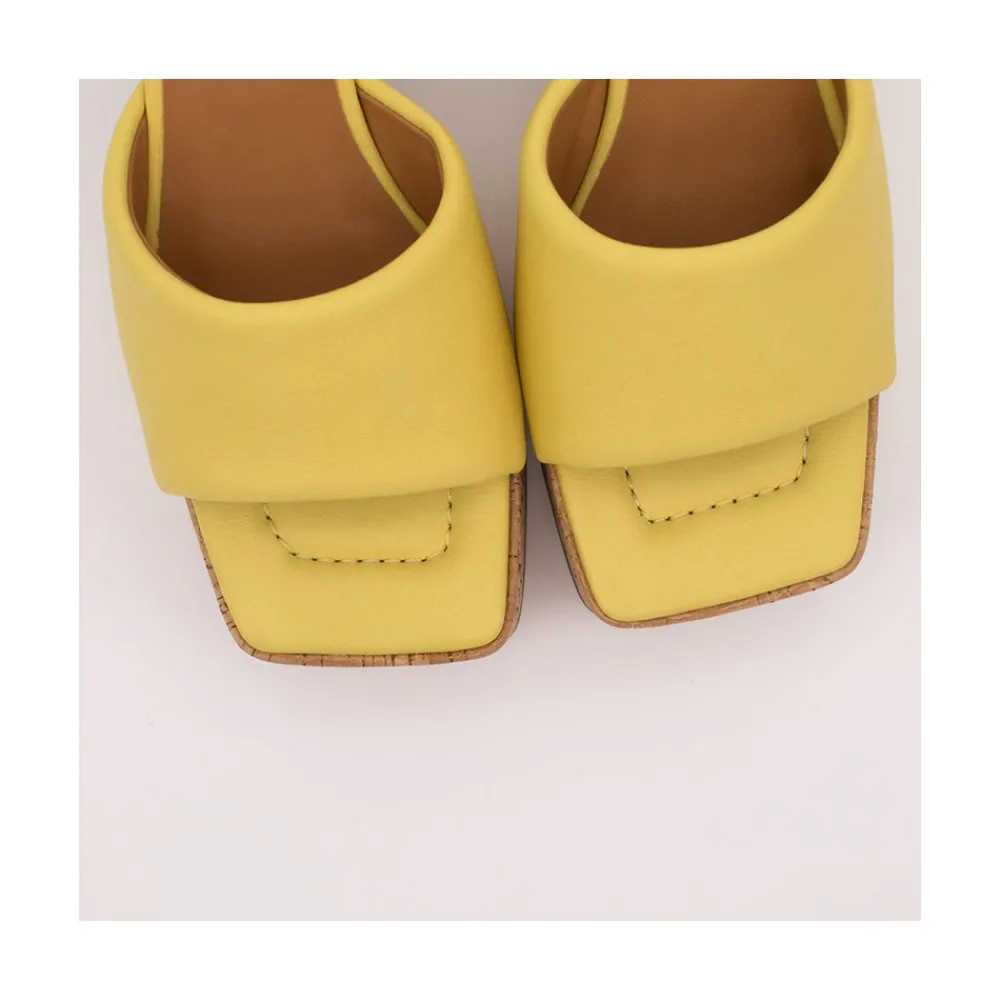 ANGEL ALARCON Mahalia - High Cork Platforms Foamed Mules<Vrouwen Last Units