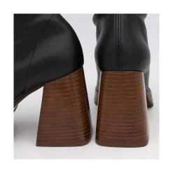 ANGEL ALARCON Managua - Elastic Sock-Type Boots With High Geometric Heels<Vrouwen Boots And Booties