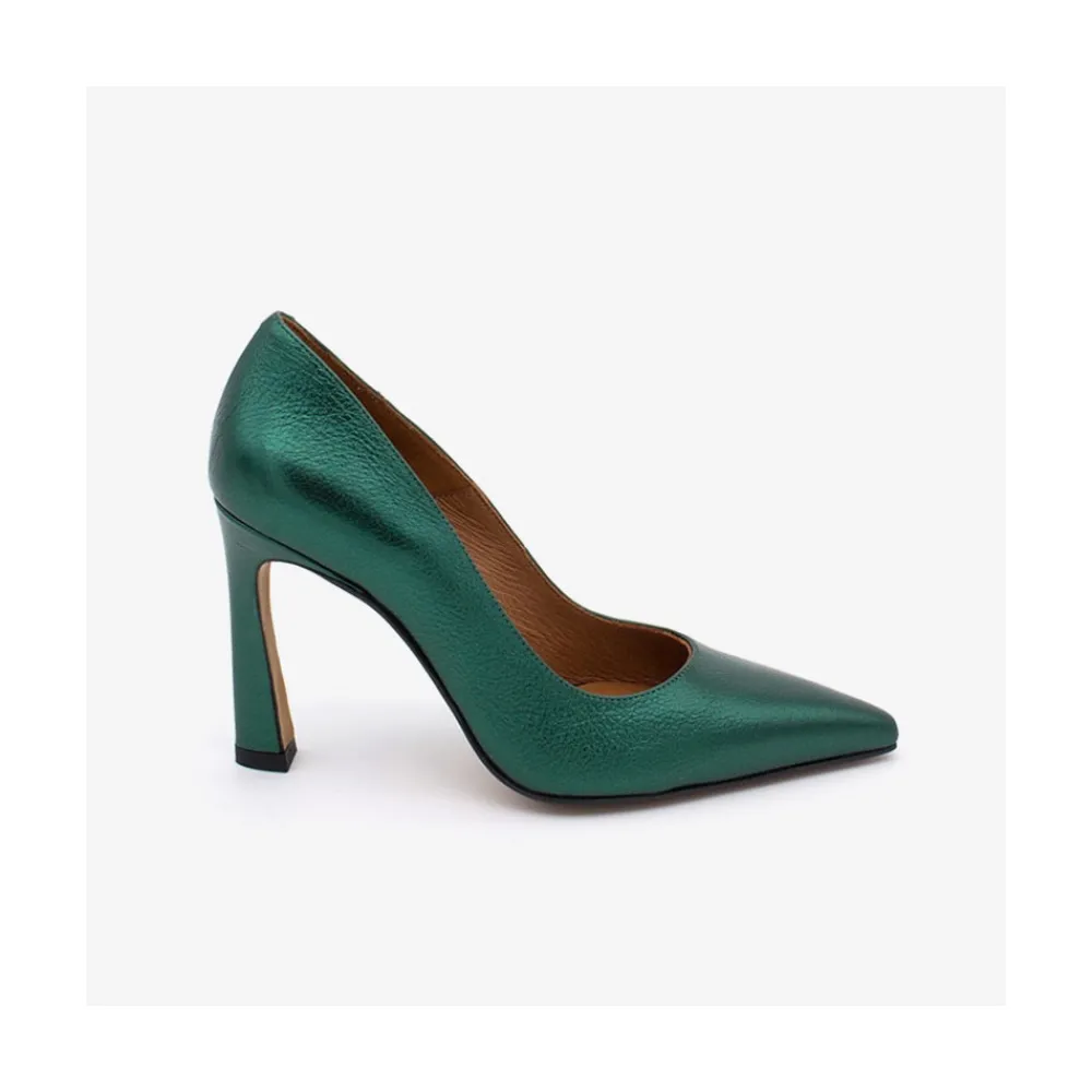 ANGEL ALARCON Mariah - Metallized Leather Pointed Toe Stiletto<Vrouwen Metallized Shoes