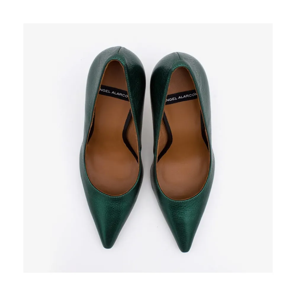 ANGEL ALARCON Mariah - Metallized Leather Pointed Toe Stiletto<Vrouwen Metallized Shoes