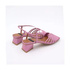 ANGEL ALARCON Mazzy - Iridescence Strappy Sandal With Triangular Heel Design.<Vrouwen Sandals