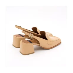 ANGEL ALARCON Melanie - Slingback Leather Woman Mocassin<Vrouwen Last Units