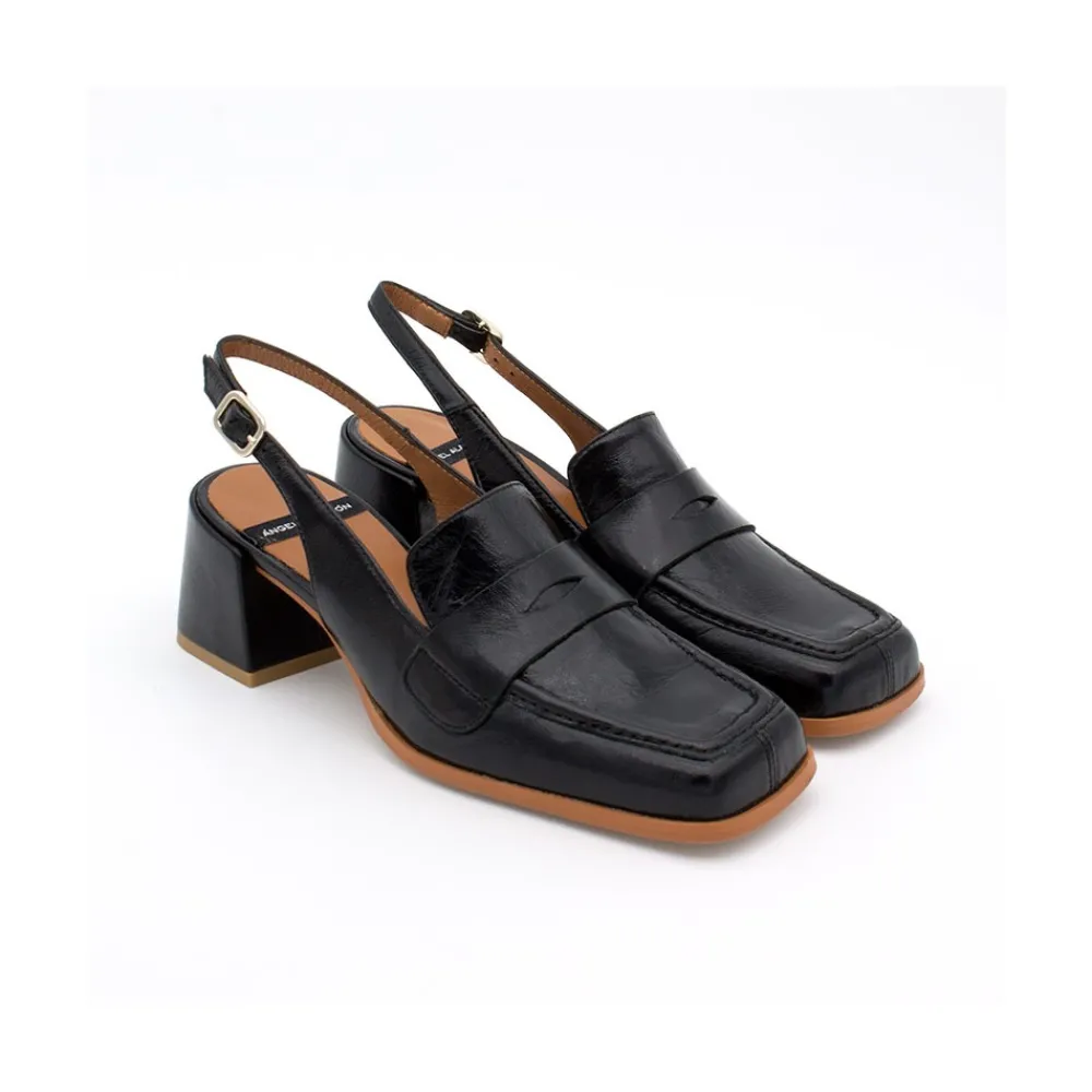 ANGEL ALARCON Melanie - Slingback Leather Woman Mocassin<Vrouwen Last Units
