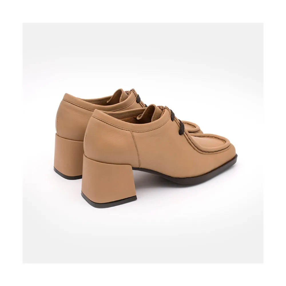 ANGEL ALARCON Milla - Leather Women S Shoes With Laces & Block Heel<Vrouwen Last Units