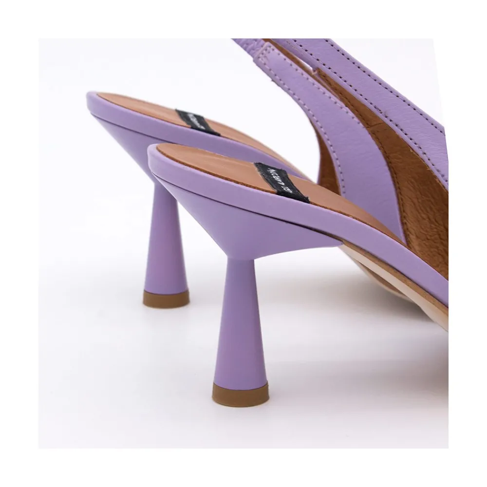 ANGEL ALARCON Monicamin - Leather High Heel Slingback Stilleto<Vrouwen Heeled Shoes