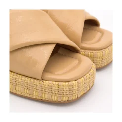 ANGEL ALARCON Muses - Mule With Wide Heel And Platform<Vrouwen Sandals