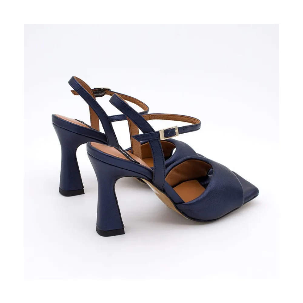 ANGEL ALARCON Nicole - Heeled Women S Sandals<Vrouwen Metallized Shoes