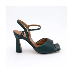 ANGEL ALARCON Nicole - Heeled Women S Sandals<Vrouwen Metallized Shoes