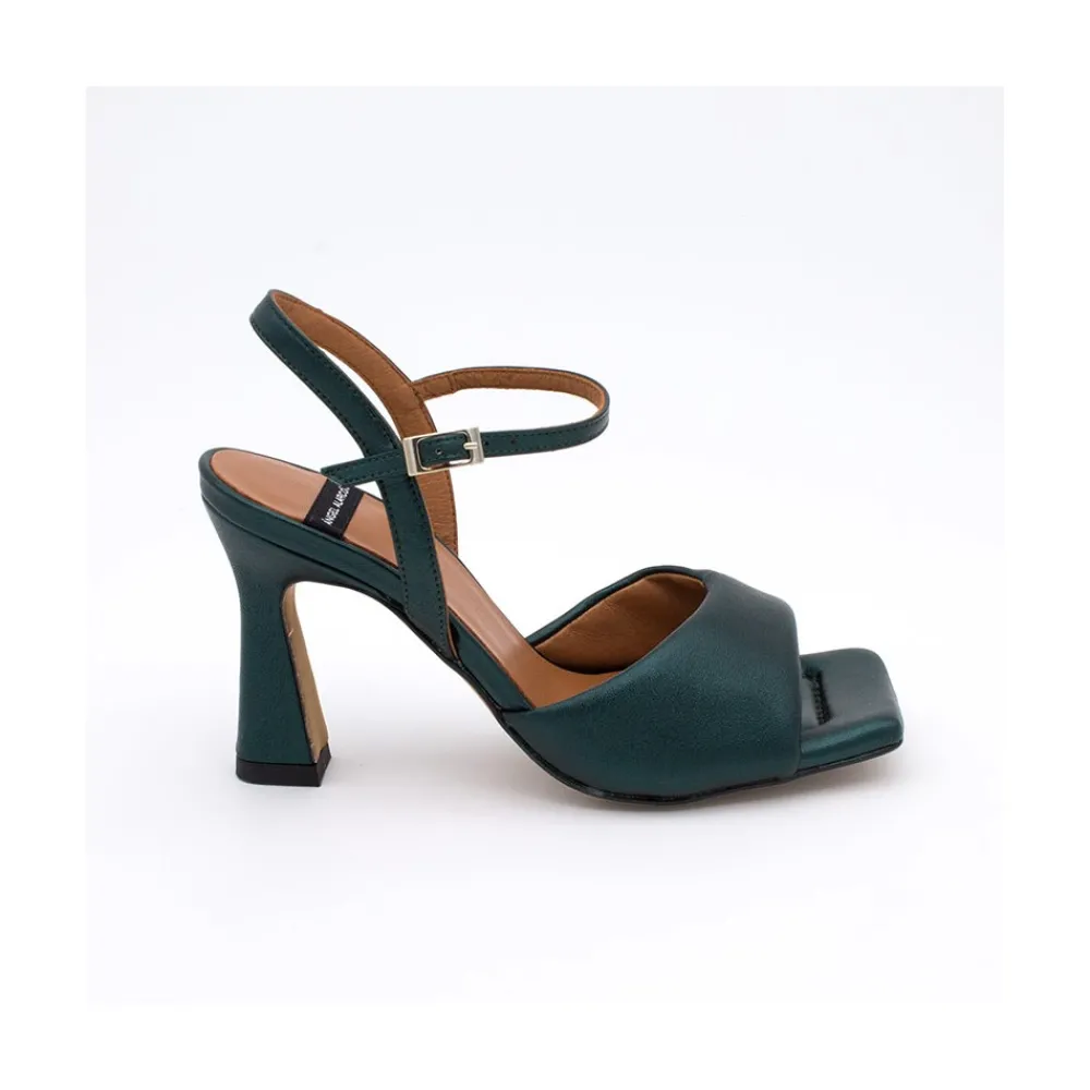 ANGEL ALARCON Nicole - Heeled Women S Sandals<Vrouwen Metallized Shoes