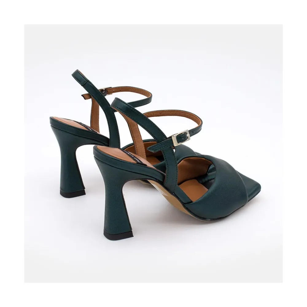 ANGEL ALARCON Nicole - Heeled Women S Sandals<Vrouwen Metallized Shoes