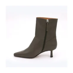 ANGEL ALARCON Nina - Leather Slow Heel Ankel Boots<Vrouwen Boots And Booties