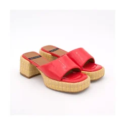 ANGEL ALARCON Nova - Mule With Wide Heel And Platform<Vrouwen Sandals