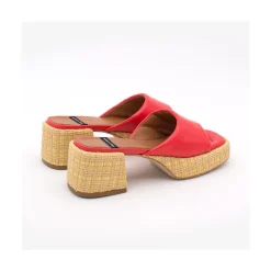 ANGEL ALARCON Nova - Mule With Wide Heel And Platform<Vrouwen Sandals