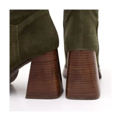 ANGEL ALARCON Olama - Comfortable Women S Chunky Heels And Platform Suede Boots<Vrouwen Last Units