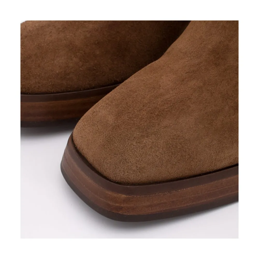 ANGEL ALARCON Olama - Comfortable Women S Chunky Heels And Platform Suede Boots<Vrouwen Last Units