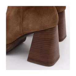 ANGEL ALARCON Olama - Comfortable Women S Chunky Heels And Platform Suede Boots<Vrouwen Last Units
