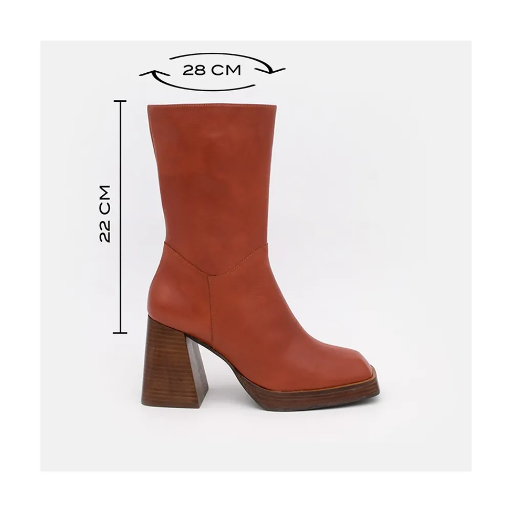 ANGEL ALARCON Olama - Comfortable Women S Chunky Heels And Platform Boots<Vrouwen Last Units