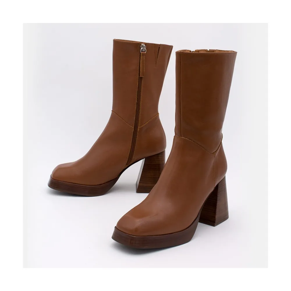 ANGEL ALARCON Olama - Comfortable Women S Chunky Heels And Platform Boots<Vrouwen Boots And Booties