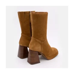 ANGEL ALARCON Olama - Comfortable Women S Chunky Heels And Platform Suede Boots<Vrouwen Last Units