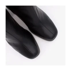 ANGEL ALARCON Olwen - Leather Booties With Block Heel And Platform<Vrouwen Heeled Shoes