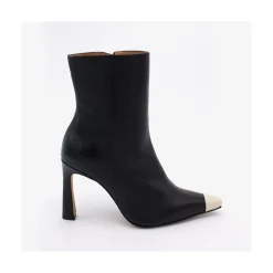 ANGEL ALARCON Portia - Women S High Heel Booties Bicolor Pinted Toe<Vrouwen Boots And Booties
