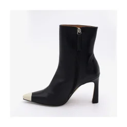 ANGEL ALARCON Portia - Women S High Heel Booties Bicolor Pinted Toe<Vrouwen Boots And Booties