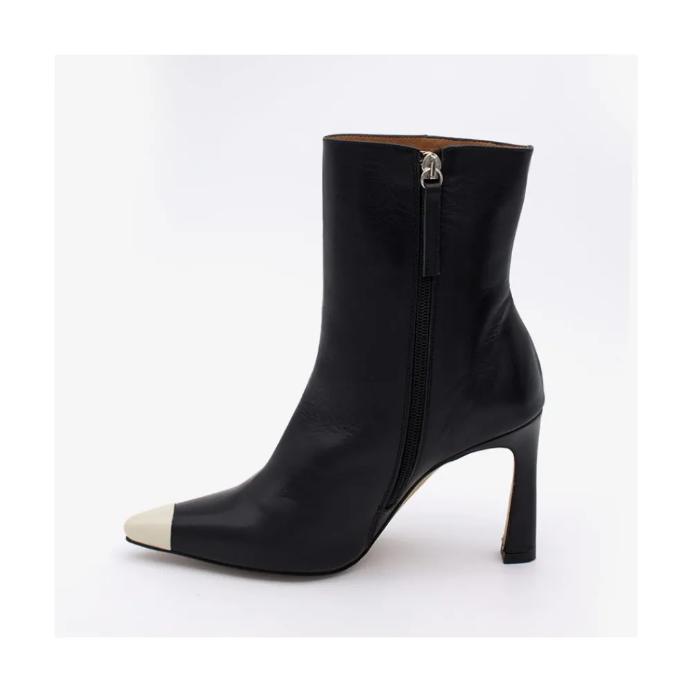 ANGEL ALARCON Portia - Women S High Heel Booties Bicolor Pinted Toe<Vrouwen Boots And Booties