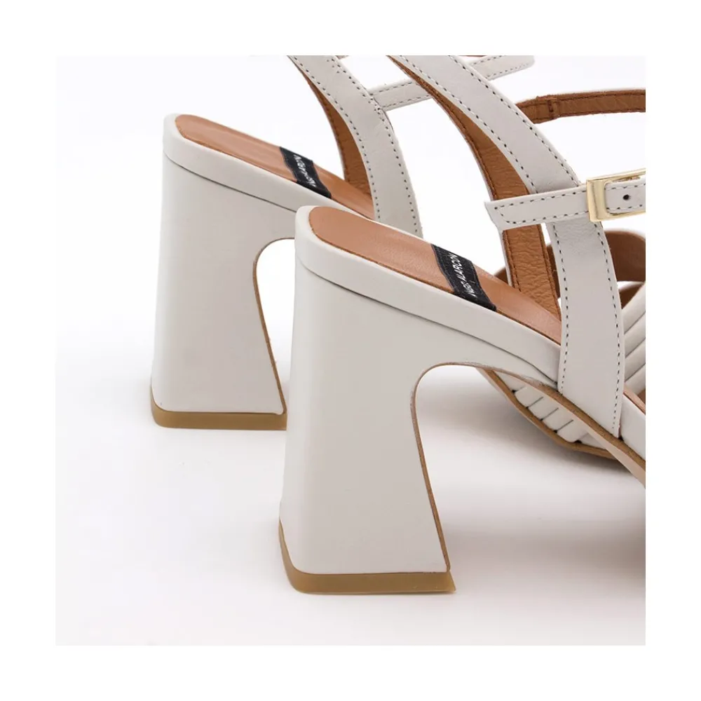 ANGEL ALARCON Robyn - Leather Strap Sandals With High Heels<Vrouwen Sandals