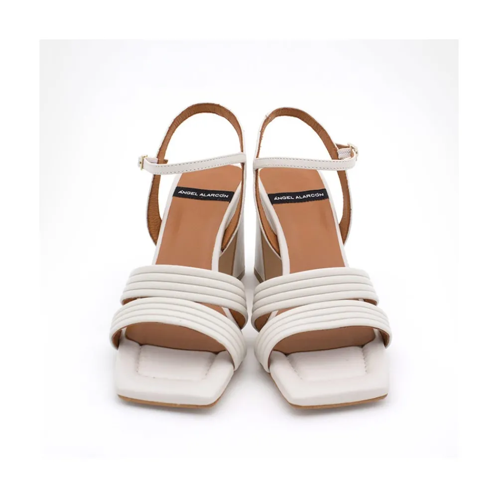 ANGEL ALARCON Robyn - Leather Strap Sandals With High Heels<Vrouwen Sandals