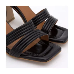ANGEL ALARCON Robyn - Shiny Leather Strap Sandals With High Heels<Vrouwen Last Units