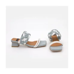 ANGEL ALARCON Romy- Low Heel Leather Foamed Sandals<Vrouwen Sandals