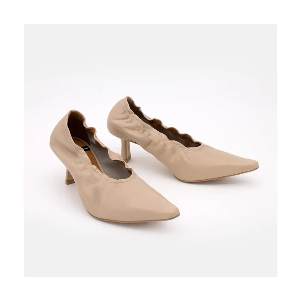 ANGEL ALARCON Ross - Pointed-Toe Elastic Leather Pump<Vrouwen Last Units