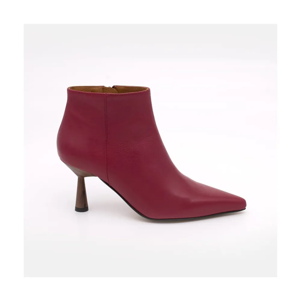 ANGEL ALARCON Ruth - Leather Pointed Toe Heeled Ankle Boots<Vrouwen Last Units