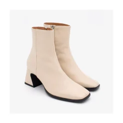 ANGEL ALARCON Shaba - Women S Booties Made In Leather With Medium Heel<Vrouwen Boots And Booties