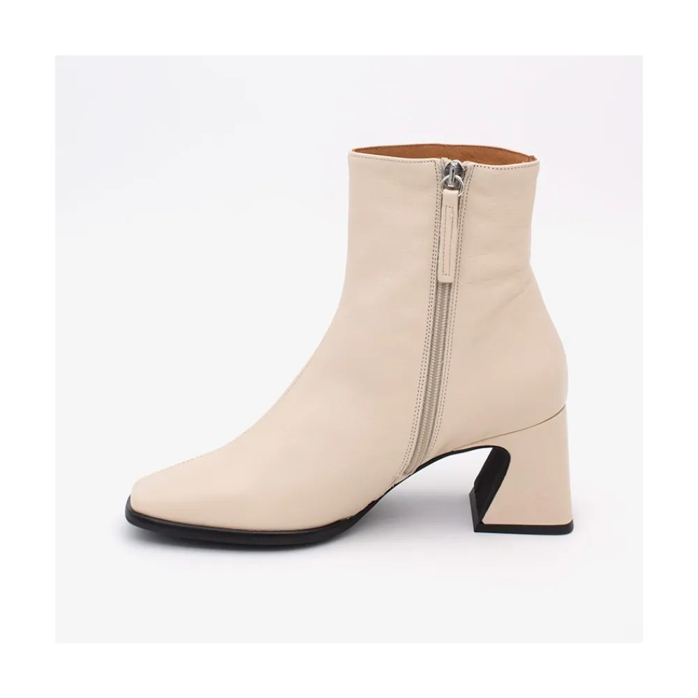 ANGEL ALARCON Shaba - Women S Booties Made In Leather With Medium Heel<Vrouwen Boots And Booties