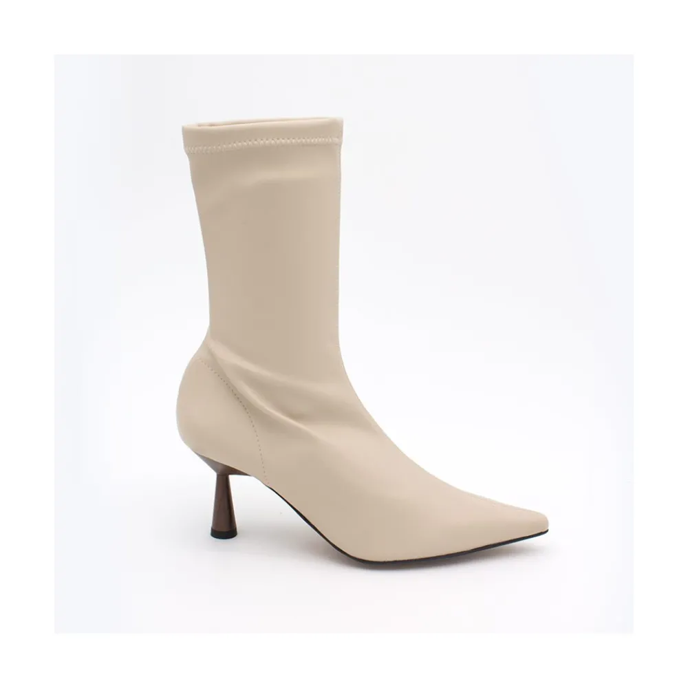 ANGEL ALARCON Small Lori - Stretch Ankle Boot With High Heel And Pointed Toe<Vrouwen Last Units