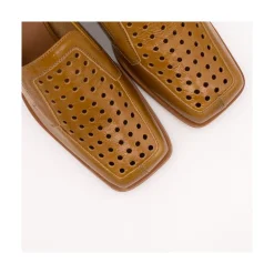 ANGEL ALARCON Tatum - Leather Heeled Summer Loafer<Vrouwen Last Units