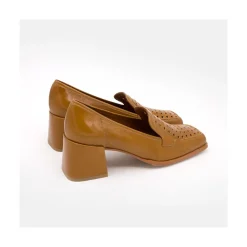 ANGEL ALARCON Tatum - Leather Heeled Summer Loafer<Vrouwen Last Units